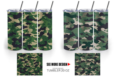 Tumbler Wrap Camouflage Texture Sublimation artnoy 