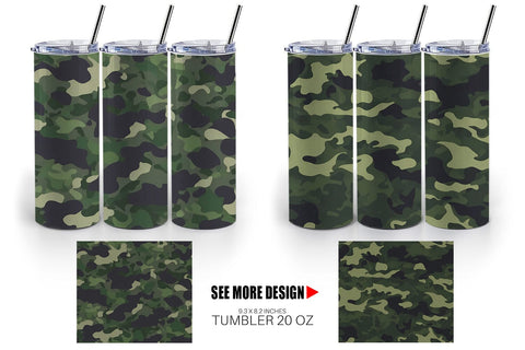 Tumbler Wrap Camouflage Texture Sublimation artnoy 