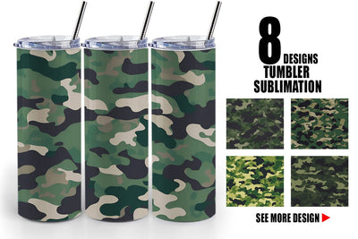 Tumbler Wrap Camouflage Texture Sublimation artnoy 