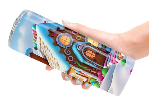 Tumbler Wrap Candyland House Sublimation artnoy 