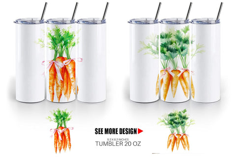 Tumbler Wrap Carrot Sublimation artnoy 