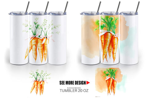 Tumbler Wrap Carrot Sublimation artnoy 