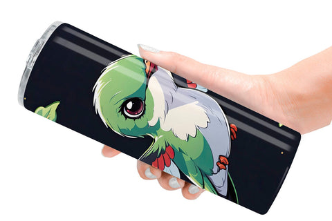 Tumbler Wrap Cartoon Christmas Hummingbird Sublimation artnoy 