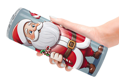 Tumbler Wrap Cartoon Santa Claus Sublimation artnoy 