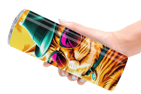 Tumbler Wrap Cat in Summer Sublimation artnoy 