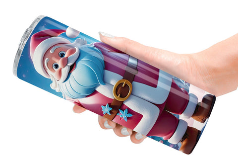 Tumbler Wrap Cheerful Santa Claus Sublimation artnoy 