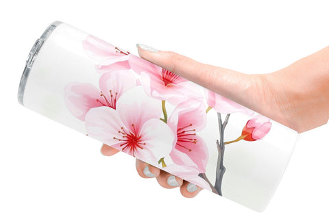 Tumbler Wrap Cherry blossoms Sublimation artnoy 