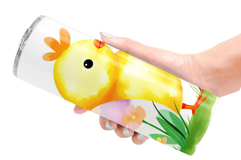 Tumbler Wrap Chick and Egg Sublimation artnoy 
