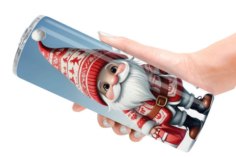 Tumbler Wrap Christmas Elf Sublimation artnoy 