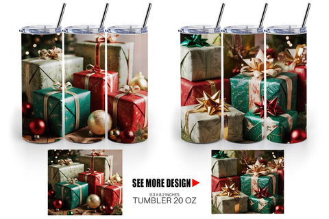 Tumbler Wrap Christmas Gift Sublimation artnoy 