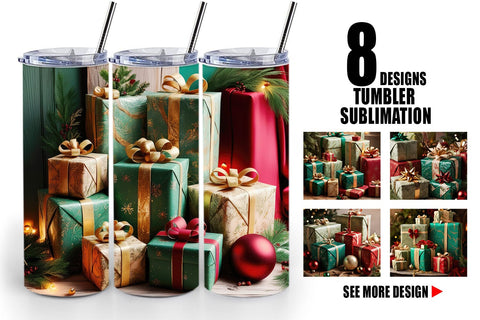 Tumbler Wrap Christmas Gift Sublimation artnoy 