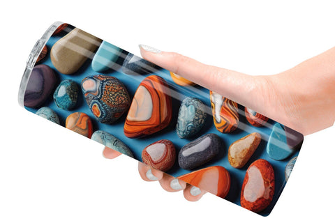 Tumbler Wrap Collection Pattern Stones Sublimation artnoy 