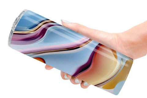 Tumbler Wrap Colorful Liquid Sublimation artnoy 