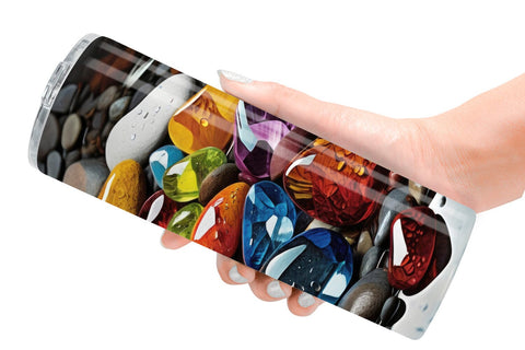 Tumbler Wrap Colorful Rocks Sublimation artnoy 