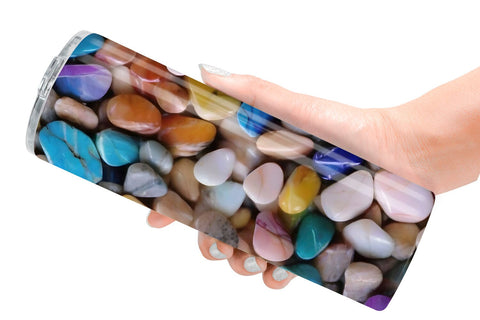 Tumbler Wrap Colorful Stone Pattern Sublimation artnoy 