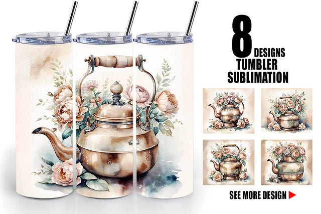 Tumbler Wrap Copper Kettle Sublimation artnoy 