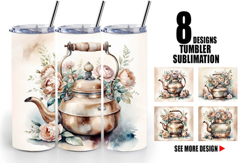 Tumbler Wrap Copper Kettle Sublimation artnoy 