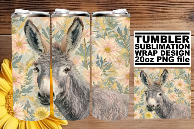 Tumbler Wrap - Countryside Serenity & Floral Dreams Sublimation afrosvg 