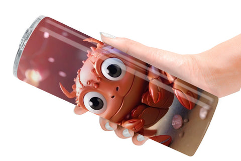 Tumbler Wrap Crab Valentine Sublimation artnoy 