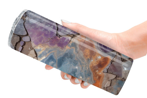 Tumbler Wrap Cracked Iridescent Sublimation artnoy 