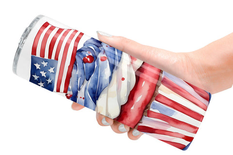 Tumbler Wrap Cupcake 4th of July Sublimation artnoy 