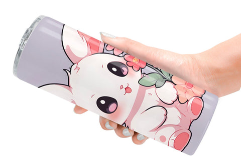 Tumbler Wrap Cute Bunny Illustration Sublimation artnoy 