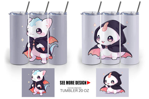 Tumbler Wrap Cute Gecko Halloween Sublimation artnoy 