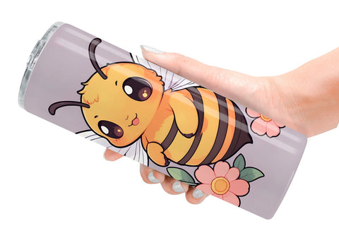 Tumbler Wrap Cute Honey Bee Sublimation artnoy 