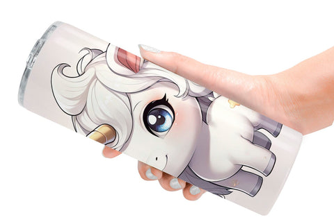 Tumbler Wrap Cute Unicorn Sublimation artnoy 