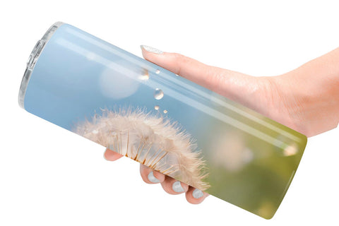 Tumbler Wrap Dandelion Flower Sublimation artnoy 