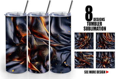 Tumbler Wrap Dark Silk Satin Sublimation artnoy 