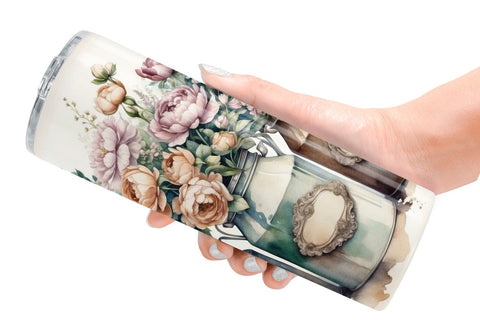 Tumbler Wrap Decorative Milk Can Sublimation artnoy 