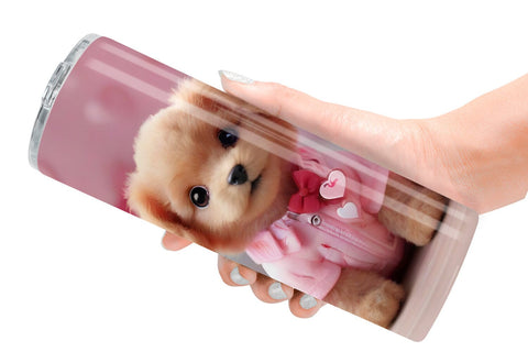Tumbler Wrap Dog Valentine Sublimation artnoy 