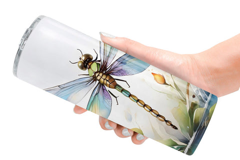 Tumbler Wrap Dragonfly Summer Sublimation artnoy 