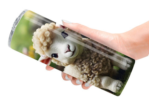 Tumbler Wrap Easter Baby Sheep Sublimation artnoy 