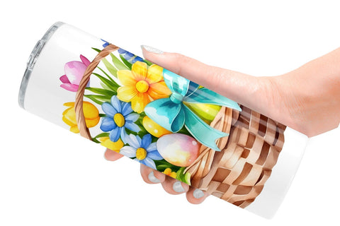 Tumbler Wrap Easter Basket Sublimation artnoy 
