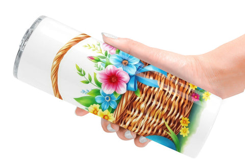Tumbler Wrap Easter Basket Sublimation artnoy 