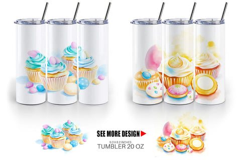 Tumbler Wrap Easter Treats Sublimation artnoy 