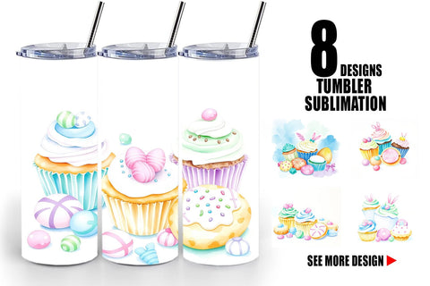Tumbler Wrap Easter Treats Sublimation artnoy 
