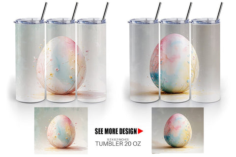 Tumbler Wrap Eggs Easter Sublimation artnoy 