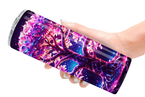 Tumbler Wrap Fantastic Pink Tree Life Sublimation artnoy 