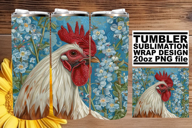 Tumbler Wrap - Farm Life & Blossoming Flowers Sublimation afrosvg 