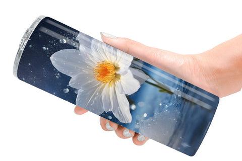 Tumbler Wrap Flower and Water Sublimation artnoy 