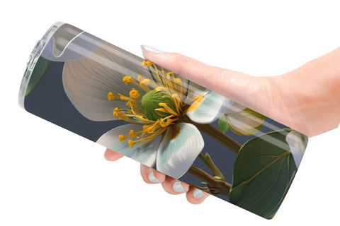 Tumbler Wrap Flower Pattern Sublimation artnoy 