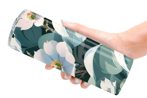 Tumbler Wrap Flower Seamless Pattern Sublimation artnoy 