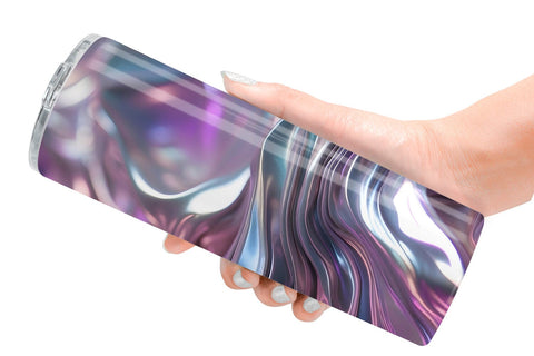 Tumbler Wrap Flowy Holographic Sublimation artnoy 