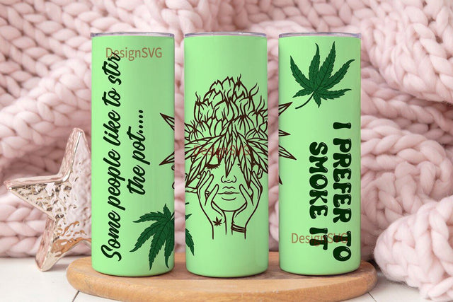 Tumbler Wrap Funny Seamless Weed Cannabis 20oz Weed Tumbler Straight Tapered PNG Sublimation Sublimation DesignSVG 