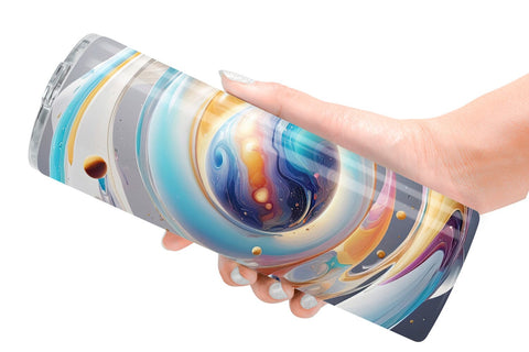 Tumbler Wrap Galaxy with Planets Sublimation artnoy 