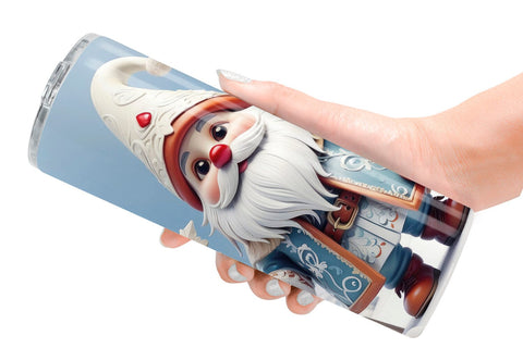 Tumbler Wrap Gnome Christmas Sublimation artnoy 