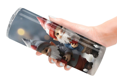Tumbler Wrap Gnomes Christmas Sublimation artnoy 